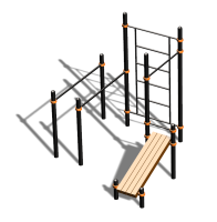 Спортивный комплекс воркаут ВС-98 в Улане-Удэ