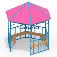 Беседка с лавками МАФ 4120 в Улане-Удэ