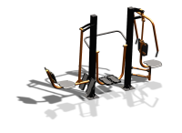 Уличный тренажер "Жим ногами Шагомер Жим от груди" УТ333 в Улане-Удэ