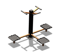 Уличный тренажер "Твистер тройной" УТ337 в Улане-Удэ