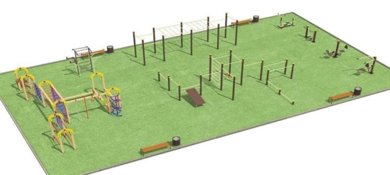 Проект спортивной площадки для любого возраста - 1 096 200 рублей. в Улане-Удэ