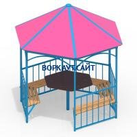 Беседка со столом и лавками МАФ 4121 в Улане-Удэ