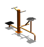 Уличный тренажер "Твистер стоя Твистер сидя" УТ323 в Улане-Удэ