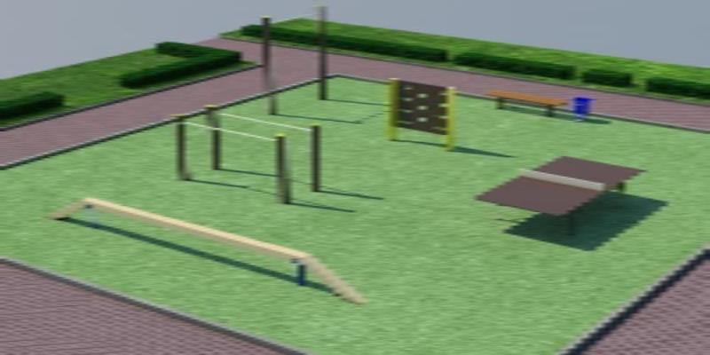 Проект спортплощадки мини спорт  в Улане-Удэ