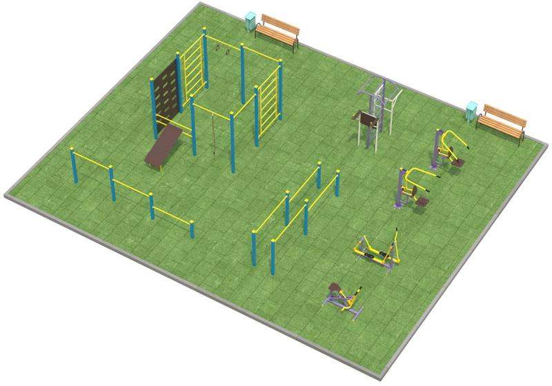 Проект спортплощадки 150 метров в Улане-Удэ в Улане-Удэ