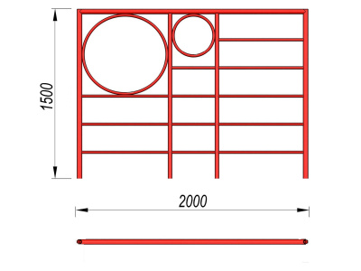 Шведская стенка с кольцами МАФ 3502 в Улане-Удэ