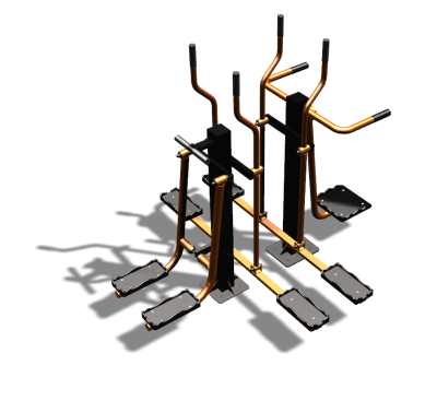 Уличный тренажер "Шпагат Маятник Лыжник двойной" УТ335 в Улане-Удэ