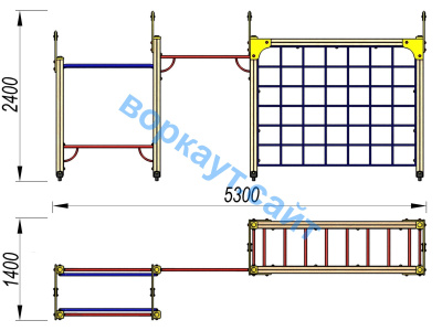 Детский спортивный комплекс Атлет ДСК 3106 в Улане-Удэ