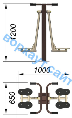 Уличный тренажер "Маятник" УТ 004 в Улане-Удэ