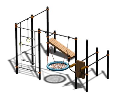 Спортивный комплекс воркаут ВС-97 в Улане-Удэ