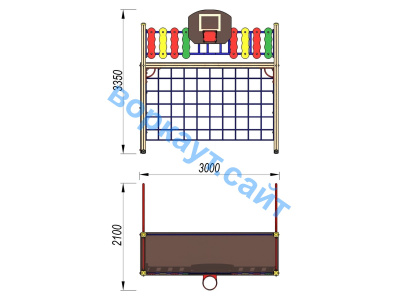 Детский спортивный комплекс ДСК 3101 в Улане-Удэ