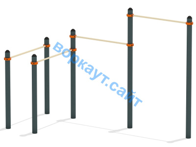 Турник двойной с брусьями ВС-17 в Улане-Удэ