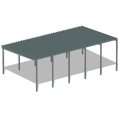 Большой теневой навес трибун МАФ 4131 в Улане-Удэ