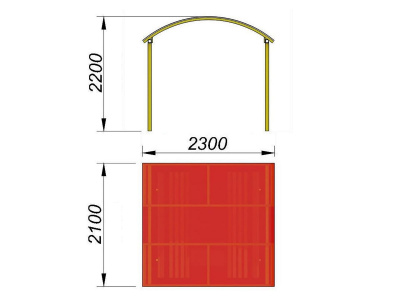 Навес судейский МАФ 4004 в Улане-Удэ