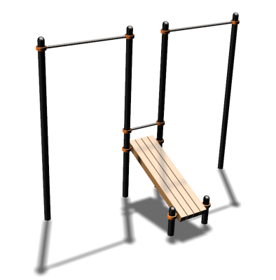 Воркаут турники со скамьей для пресса ВС-27 в Улане-Удэ