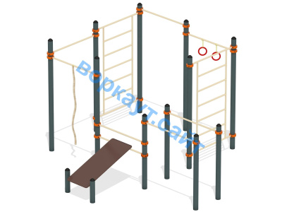 Спортивный комплекс воркаут ВС-47 в Улане-Удэ