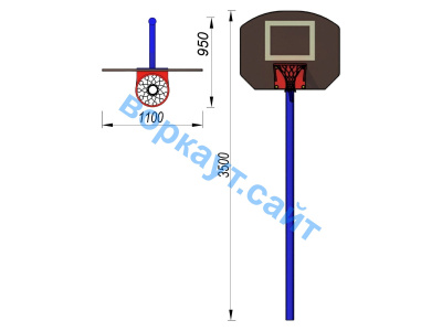 Баскетбольный щит СИО 3510 в Улане-Удэ