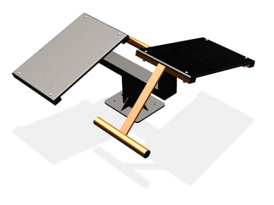 Уличный тренажер  "Скамья для пресса двойная"   УТ213 в Улане-Удэ