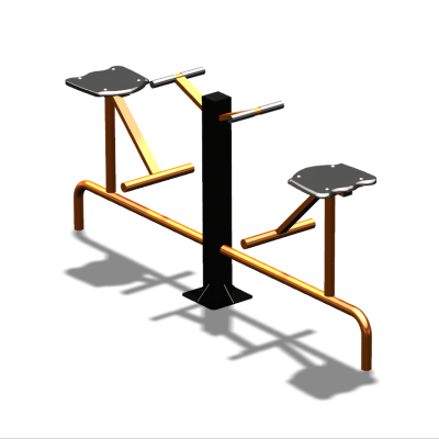 Уличный тренажер  "Твистер сидя двойной"   УТ216 в Улане-Удэ
