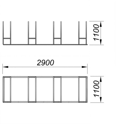Велопарковка МАФ 6002 в Улане-Удэ