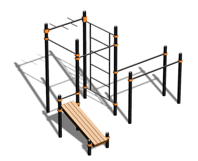 Спортивный комплекс воркаут ВС-91 в Улане-Удэ