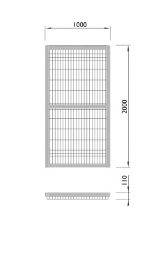 Калитка спортивной площадки МАФ 5105 в Улане-Удэ