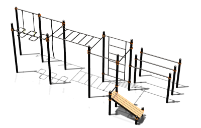 Спортивный комплекс воркаут ВС-77 в Улане-Удэ