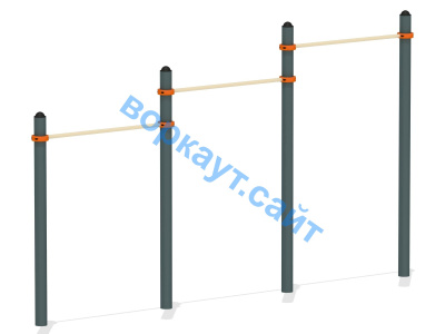 Турник тройной ВС-4 в Улане-Удэ