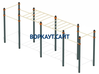 Воркаут рукоход с турниками ВС-23 в Улане-Удэ