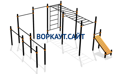Спортивный комплекс воркаут ВС-109 в Улане-Удэ