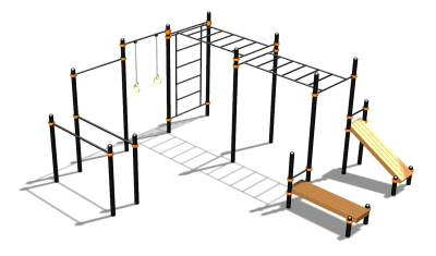 Спортивный комплекс воркаут ВС-71 в Улане-Удэ