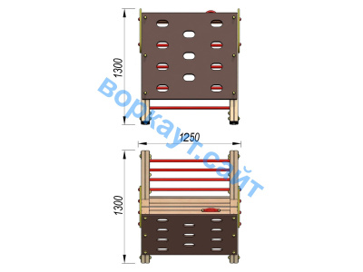 Детский спортивный комплекс ДСК 3202 в Улане-Удэ