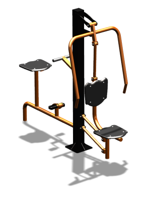 Уличный тренажер "Жим от груди Вело" УТ321 в Улане-Удэ