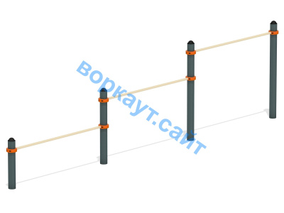 Каскад турников тройной ВС-6 в Улане-Удэ