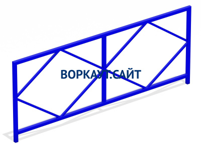 Ограждение площадки МАФ 5001 в Улане-Удэ