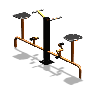 Уличный тренажер  "Вело двойной"   УТ211 в Улане-Удэ