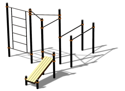 Спортивный комплекс воркаут ВС-140 в Улане-Удэ