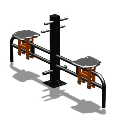 Уличный тренажер  "Каталка двойная"   УТ215 в Улане-Удэ