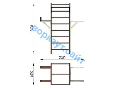 Детский спортивный комплекс 3 в 1 ДСК 3103 в Улане-Удэ