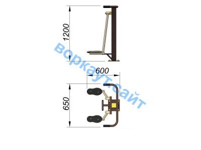 Уличный тренажер Атлетический комплекс УТ 010 в Улане-Удэ