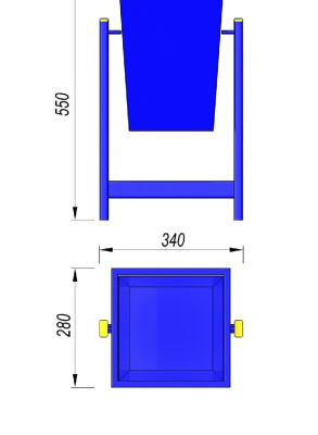 Урна МАФ 1630 в Улане-Удэ