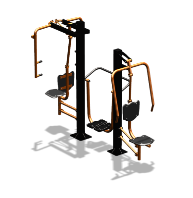 Уличный тренажер "Жим от себя Шагомер Баттерфляй" УТ303 в Улане-Удэ