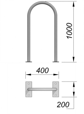 Велопарковка МАФ 6001 в Улане-Удэ