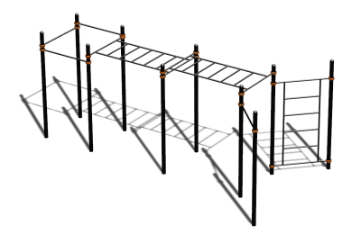 Спортивный комплекс воркаут ВС-118 в Улане-Удэ