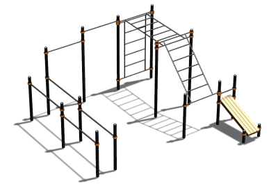 Спортивный комплекс воркаут ВС-146 в Улане-Удэ