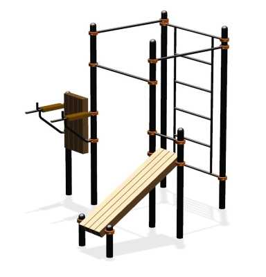 Спортивный комплекс воркаут ВС-64 в Улане-Удэ