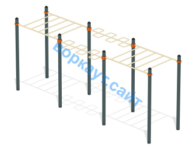 Воркаут комплекс рукоходов ВС-22 в Улане-Удэ