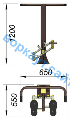 Уличный тренажер "Балансир" УТ 007 в Улане-Удэ