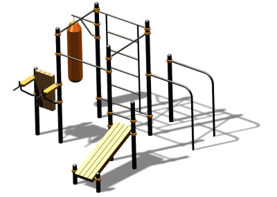 Спортивный комплекс воркаут ВС-93 в Улане-Удэ