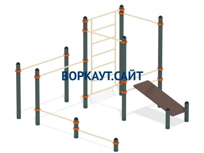 Спортивный комплекс воркаут ВС-43 в Улане-Удэ